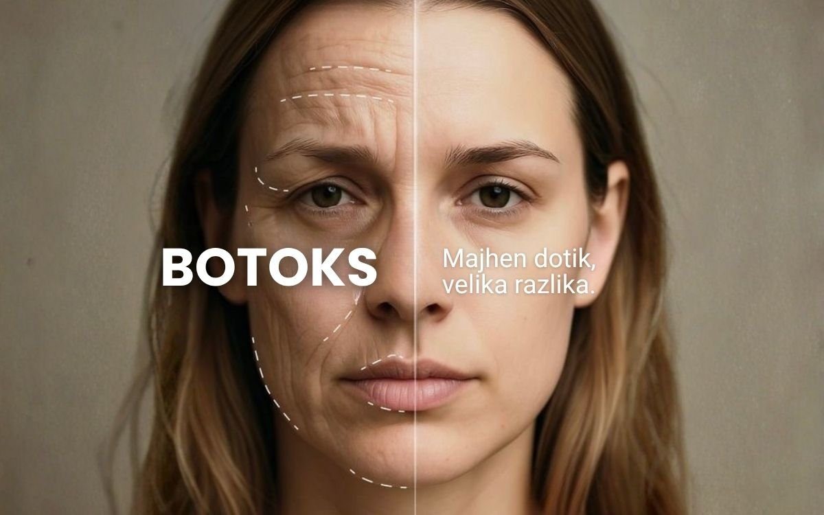 Botoks pred in po — dr. Silvia Samarin, Estetika SMedicina Škofljica